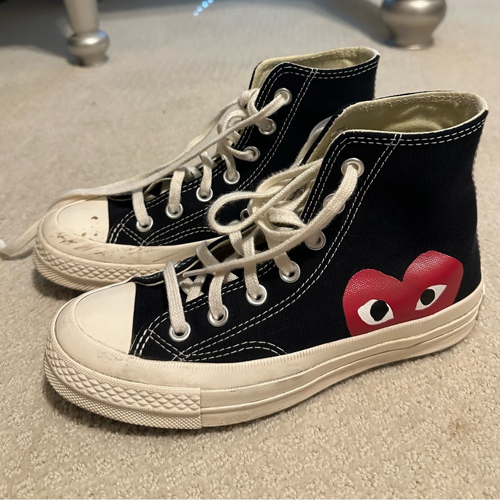 converse X COMME DES GARCONS PLAY ALL STAR CHUCK '70 HI - BLACK